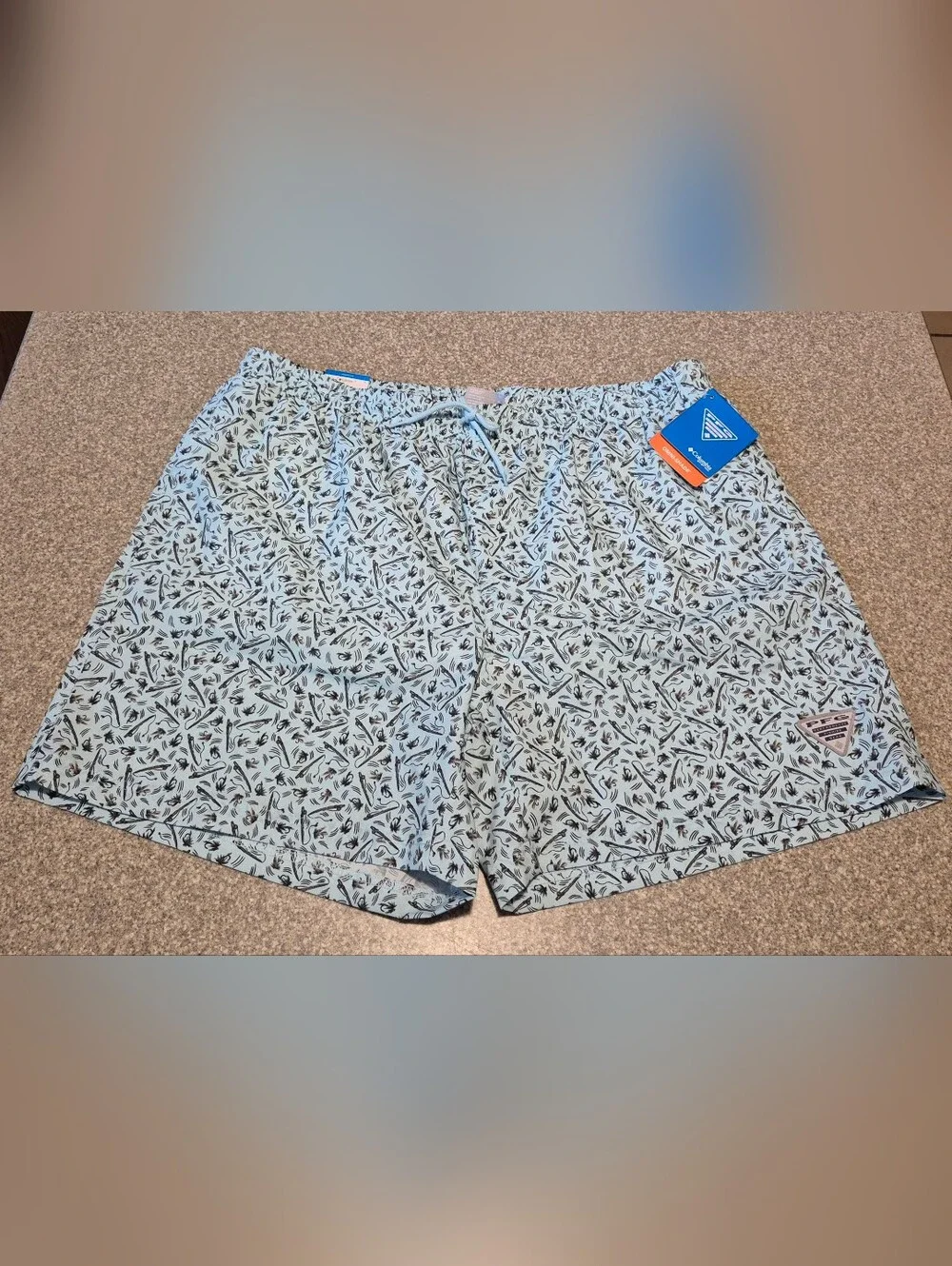 Nwt Mens Columbia Pfg Swim Trunks Size Xl